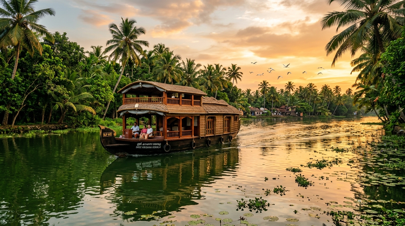 Kerala Luxury Holiday Guide 2026: Alleppey Houseboats, Munnar Tea Plantations & Ayurveda Retreats