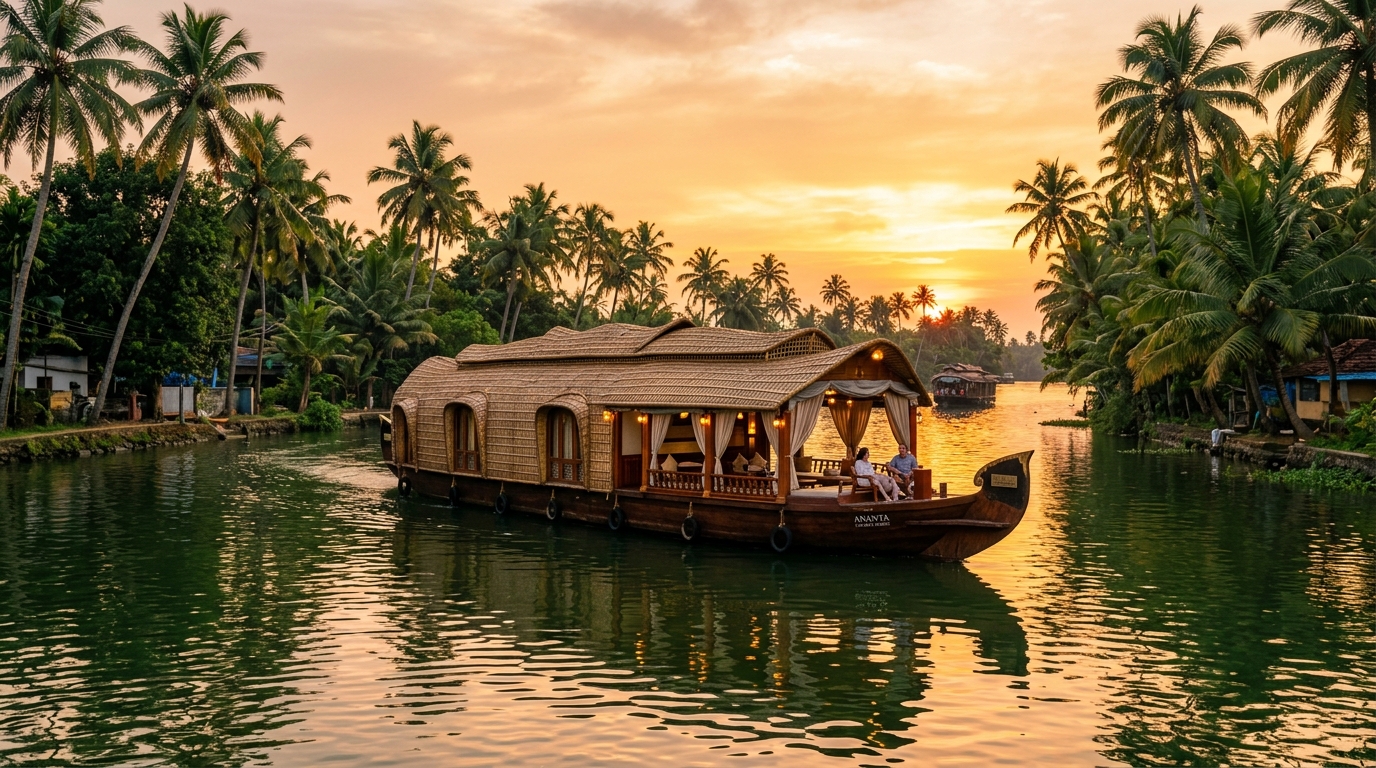 Kerala God's Own Country Luxury Retreat (Munnar & Alleppey)